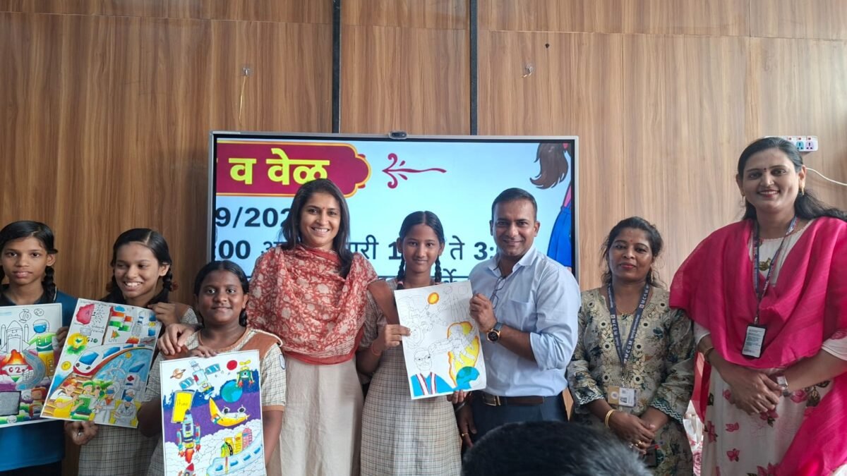 मुंबई मनपा शाळांतील १.२७ लाख विद्यार्थ्यांच्या कुंचल्यातून साकारला ‘विकसित भारत’