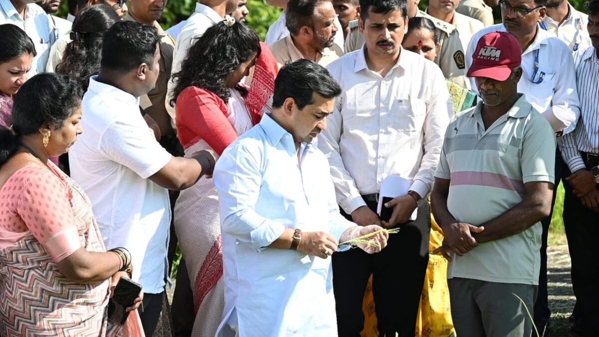 सर्व मिळून दुष्काळावर मात करूया; बाधित शेतकऱ्यांना सरसकट मदतीला प्राधान्य, पालकमंत्री नितेश राणे यांचा दुष्काळसदृश परिस्थितीचा आढावा; जिल्ह्यात १० हजार कच्चे बंधारे उभारण्याचे निर्देश