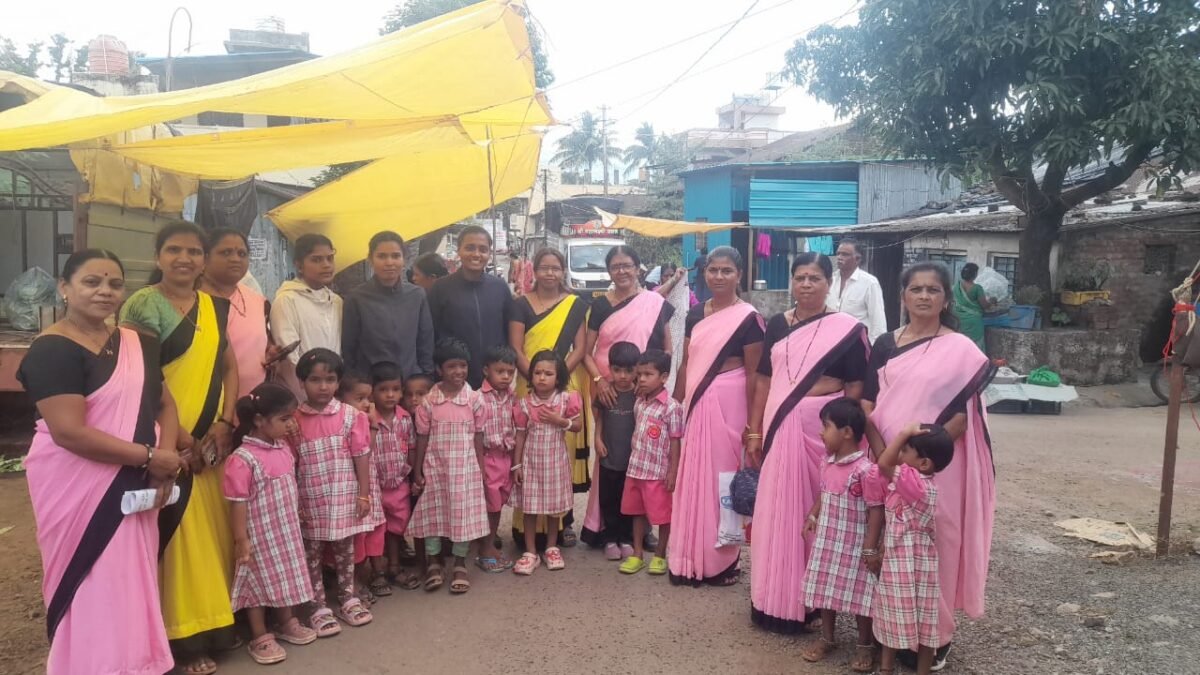 मेढ्यात बालकांची बाजार फेरी; ‘सेवा संकल्प अभियान’अंतर्गत पोषणाबाबत जनजागृती