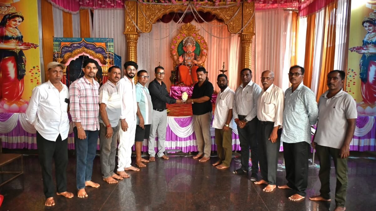 भेडशीतील गणेशोत्सव मंडळाच्या आवारात ‘लोकसंवाद-२०२६’