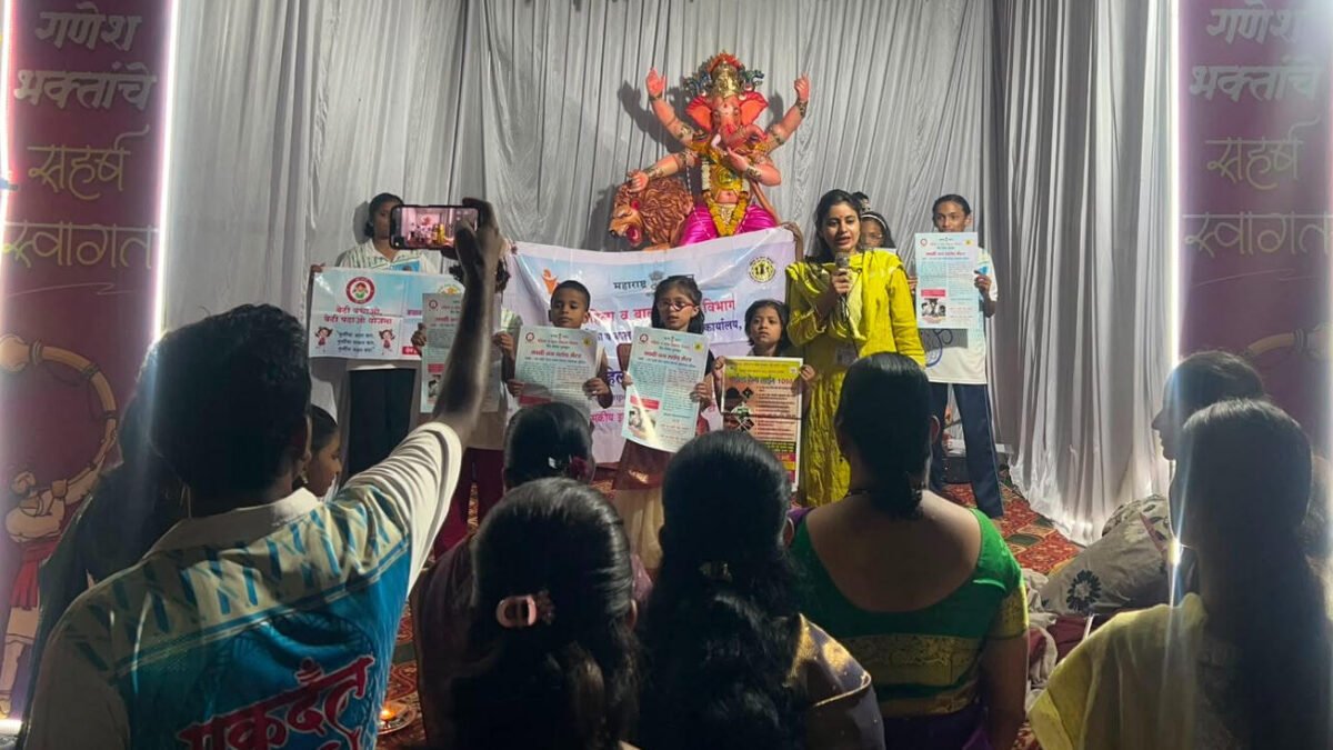 कोंडवे येथे सेवा संकल्प अभियान व लोकसंवाद कार्यक्रम संपन्न